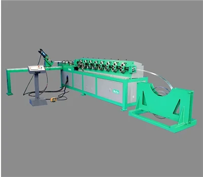 HVAC стоманени фланци с кръгли канали Автоматична машина за формоване